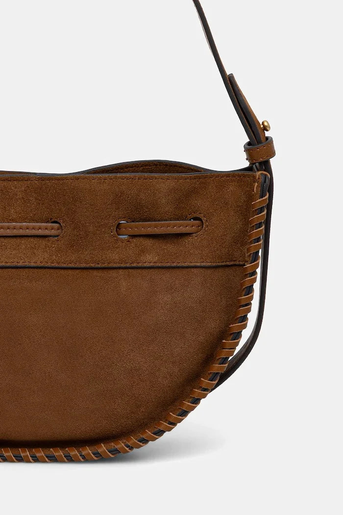 Bolso bandolera de ante para mujer Marc O'Polo
