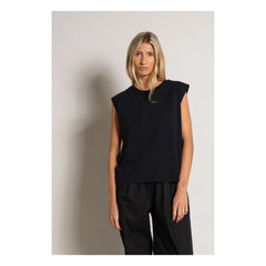 Smallable Woman - Camiseta sin mangas de algodón orgánico Freja | Negro