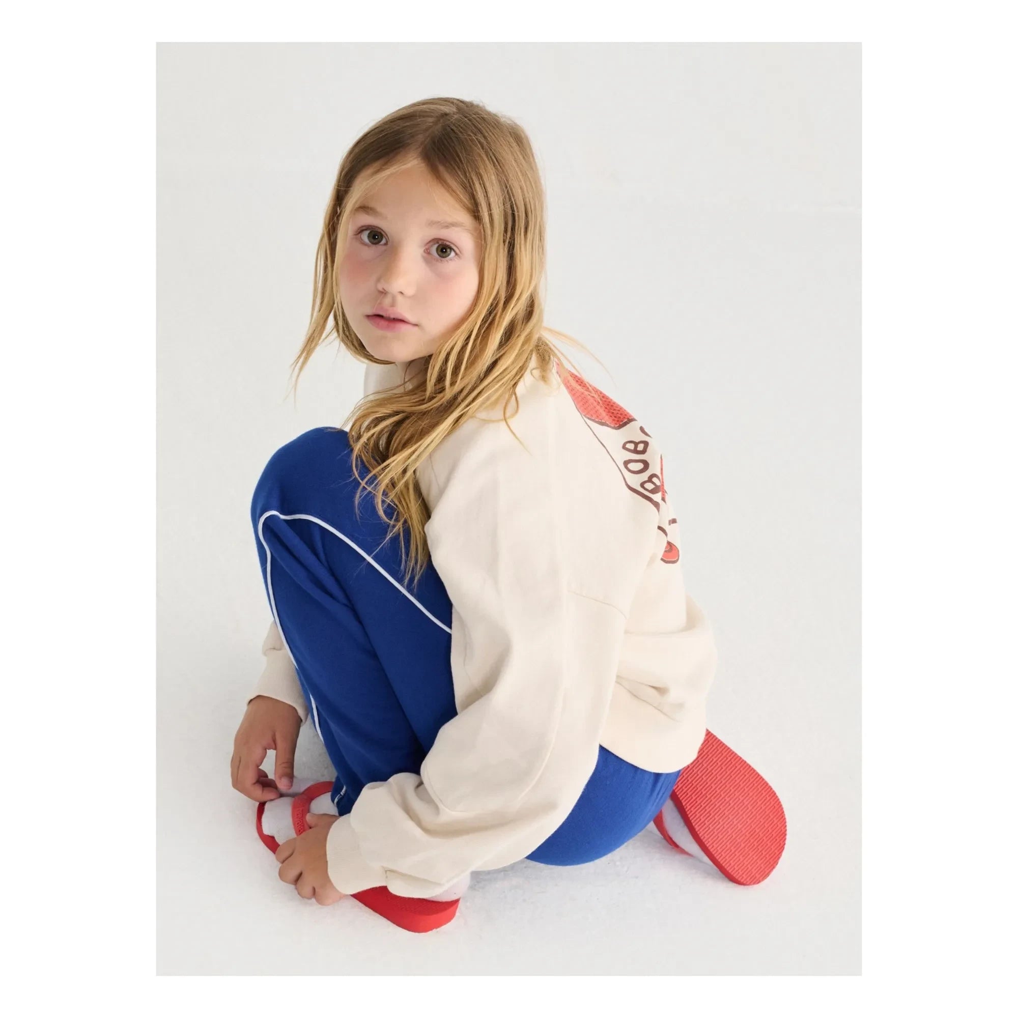 Bobo Choses - Sudadera Niche Algodón Orgánico | Blanco