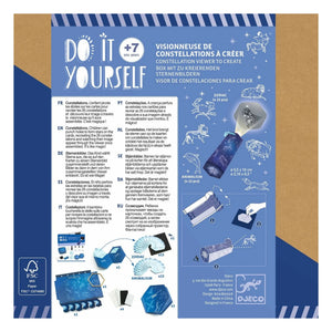 Djeco - Kit DIY - Kit para crear un proyector de constelaciones