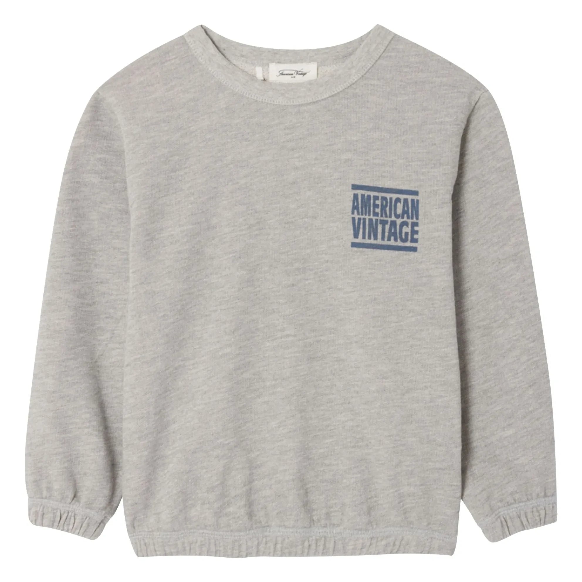 American Vintage - Sudadera Zofbay | Gris jaspeado