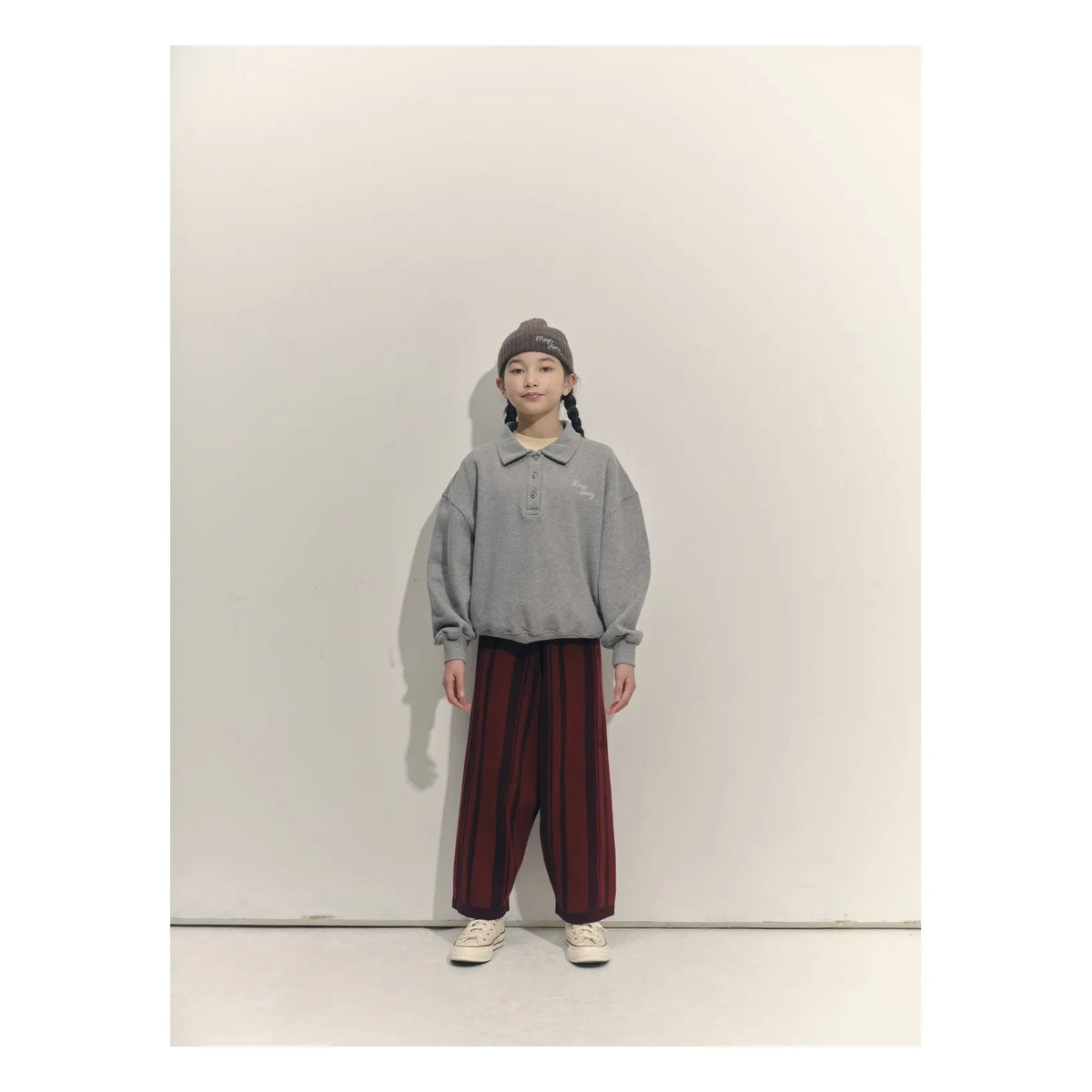 Main Story - Sudadera polo de algodón orgánico | Gris