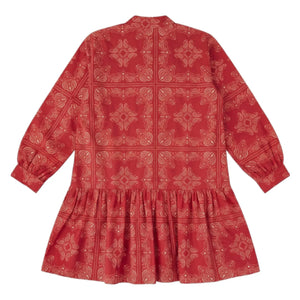 Cien Piezas - Vestido Romy Bandana | Rojo oscuro