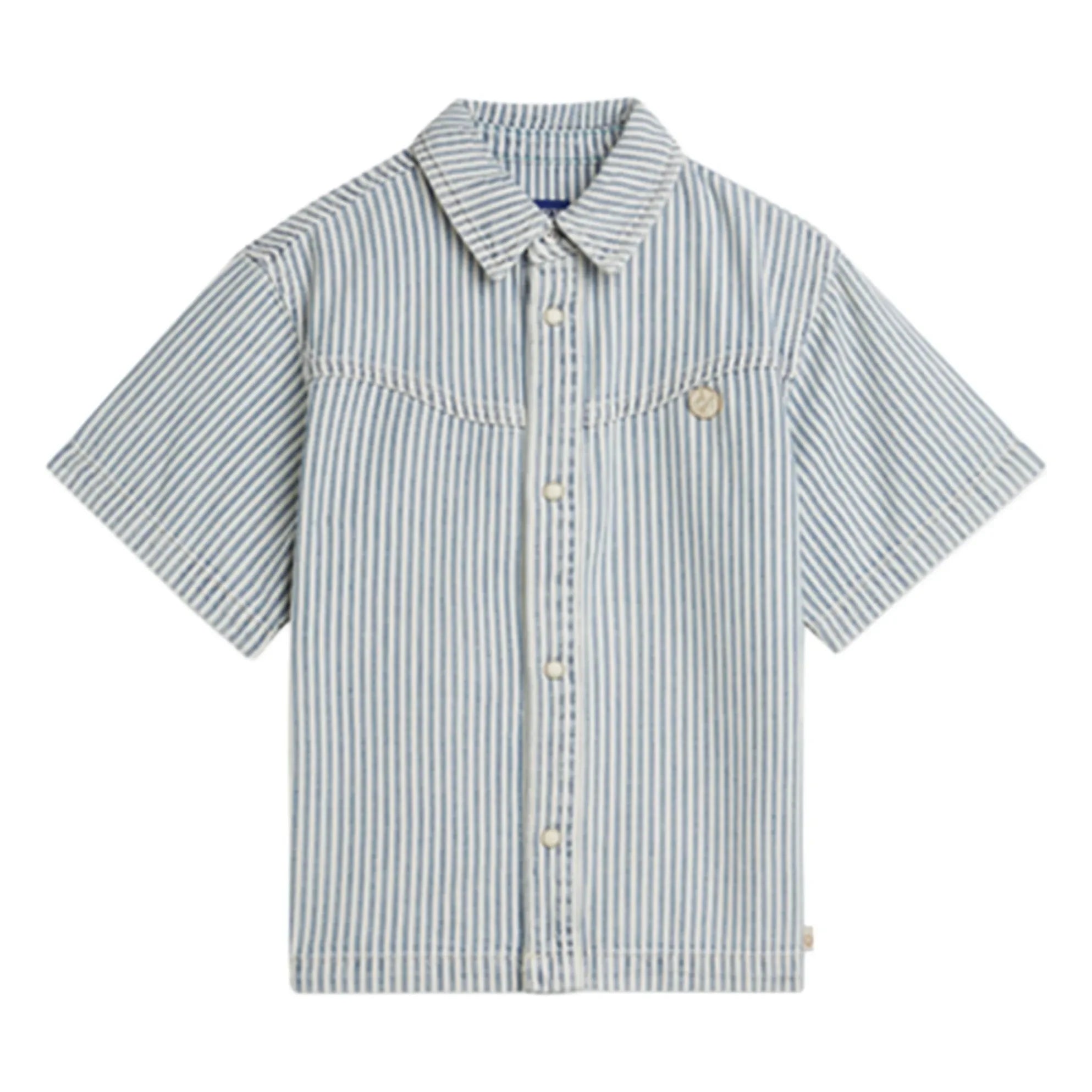 Scotch & Soda - Camisa vaquera de rayas | Azul claro