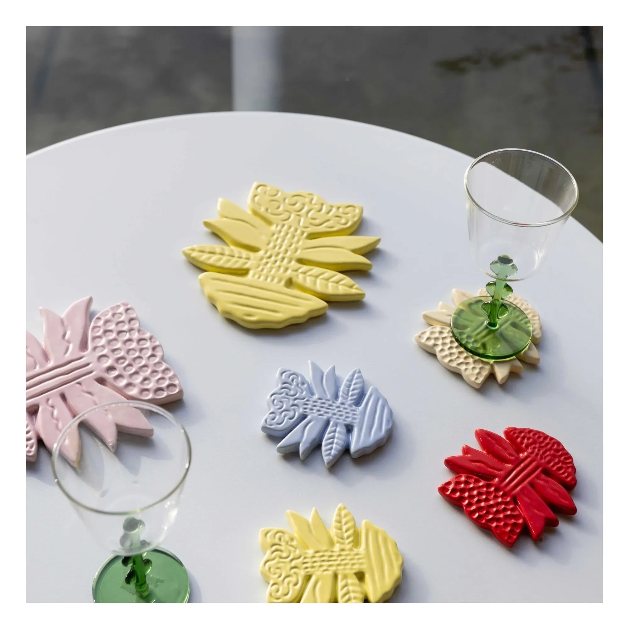 &Klevering - Posavasos Blume | Rosa