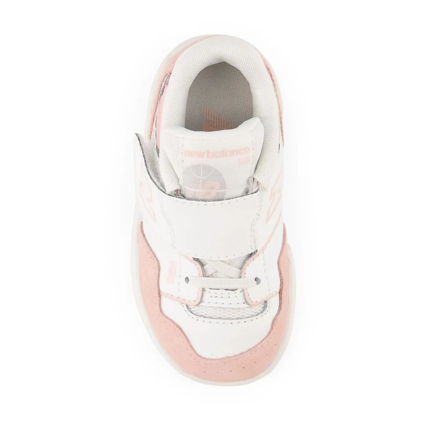 New Balance - Klasik Bağcıklı ve Cırt Cırtlı 550 Sneakers | Pudra Pembe