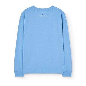 The Animals Observatory - Organic de algodón Dog Penguin Camiseta | azul claro