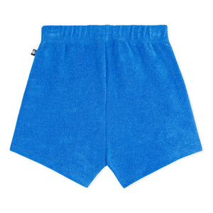 Petit Bateau - Pantalones cortos de felpa lisos | Azul real