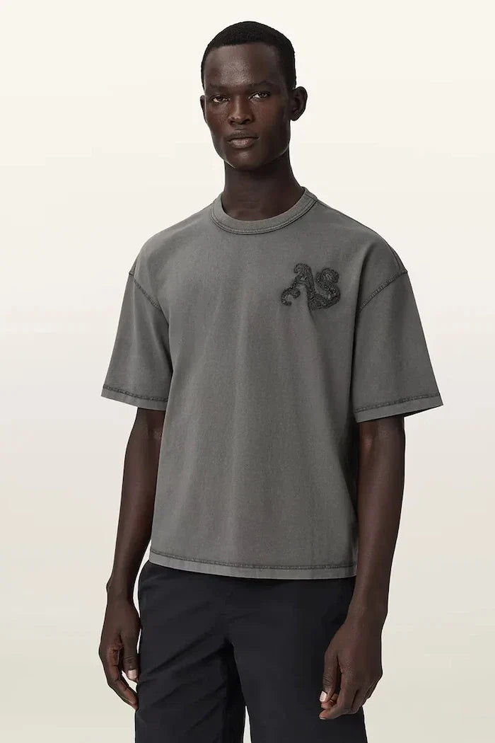 Camiseta de algodón para hombre INSIGNIA de AllSaints