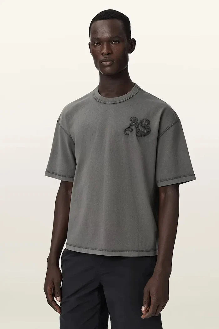 Camiseta de algodón para hombre INSIGNIA de AllSaints