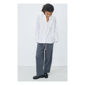 American Vintage - Jogger de algodón Izubird | Gris azulado