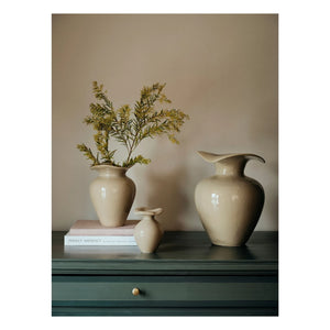 Broste Copenhagen - Jarrón Florentina | Beige