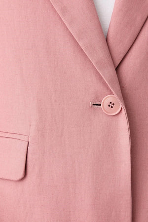 Chaqueta ORCHE de lino con mezcla de Weekend Max Mara para mujer con un botón