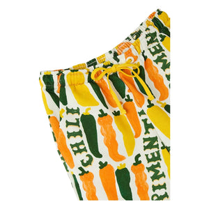 Fabula - Pantalones cortos de felpa Peppers | Amarillo