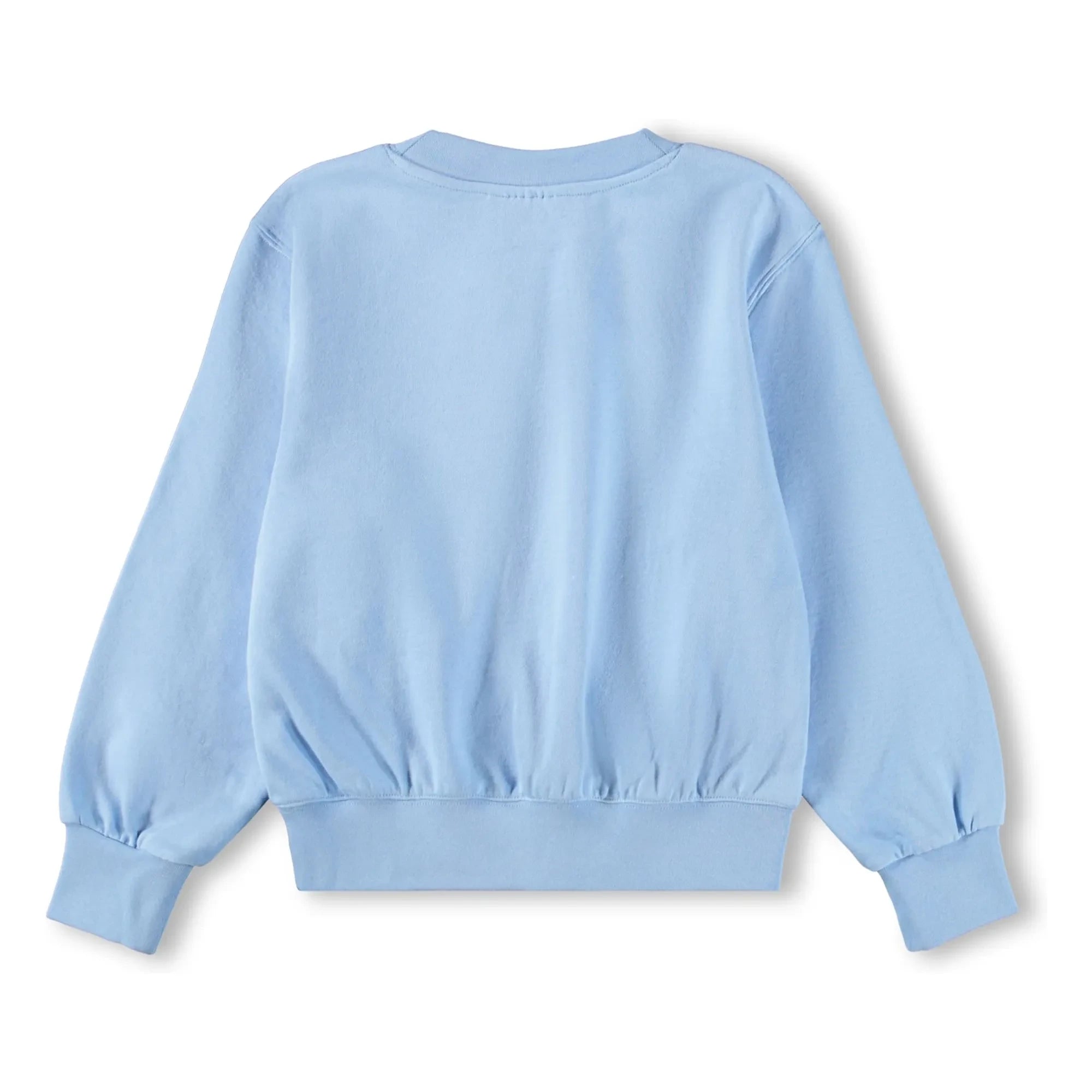 Molo - Sudadera de algodón orgánico con estampado de conchas | Azul claro