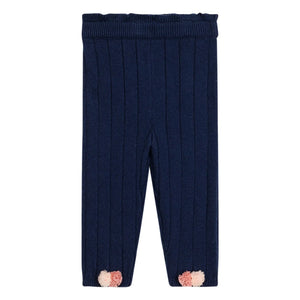 Louise Misha - Leggings de canalé Moldavia | Azul Marino