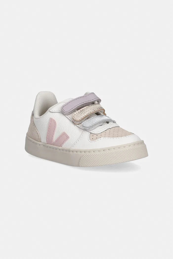Zapatillas deportivas de cuero Veja Small V-10 para niños