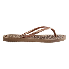 Havaianas - Chanclas Slim Animals | Rosa Oro