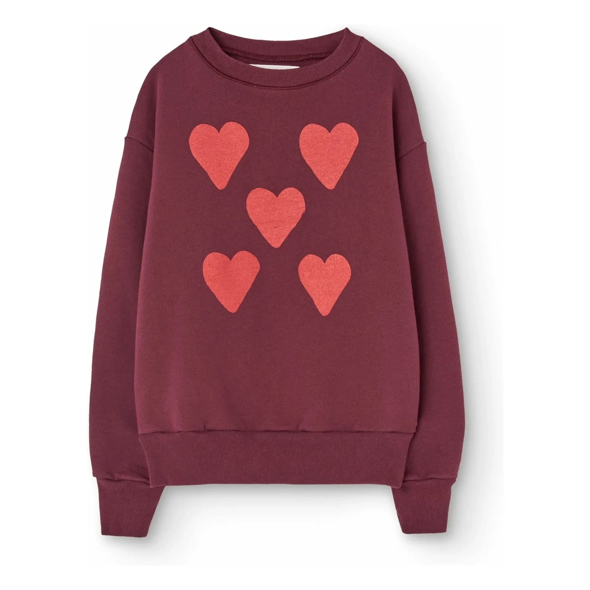 The Animals Observatory - Sudadera con osos y corazones | Burdeos