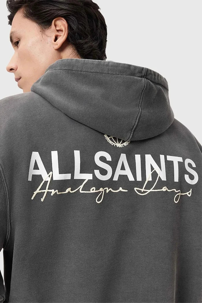 Sudadera AllSaints EMBLEM con Capucha de Algodón para Hombre