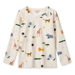 Liewood - Camiseta Protección UV Noah Fibra Reciclada | Crudo