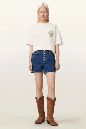 Camiseta de algodón para mujer AllSaints SUN