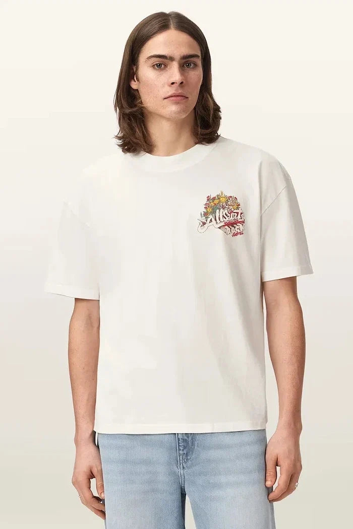 AllSaints Camiseta Oversize de Algodón para Hombre ROQUE