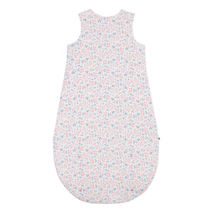 Petit Bateau - Saco de dormir de algodón orgánico Fleurie | Blanco