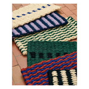 Hay - Alfombra Coco Stripe grande | Lavanda