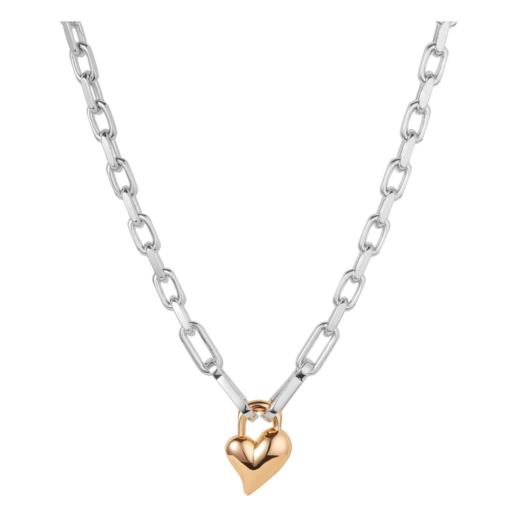Jenny Bird - Collar Corazón Cerrado | Oro/Plata