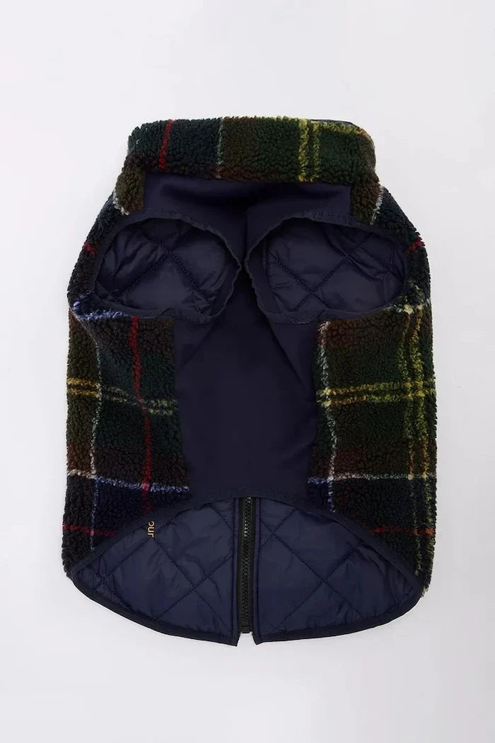 Abrigo para perro Barbour Field de doble cara