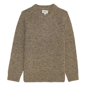 Hartford - Jersey de alpaca Donegal | Caqui jaspeado