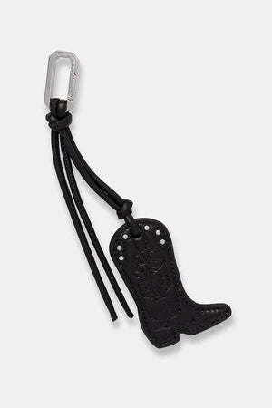Llavero de cuero de vaquero AllSaints para mujer