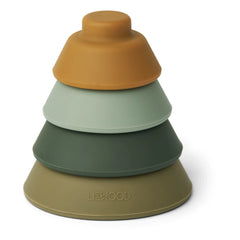 Liewood - Torre apilable de silicona Walter | Verde