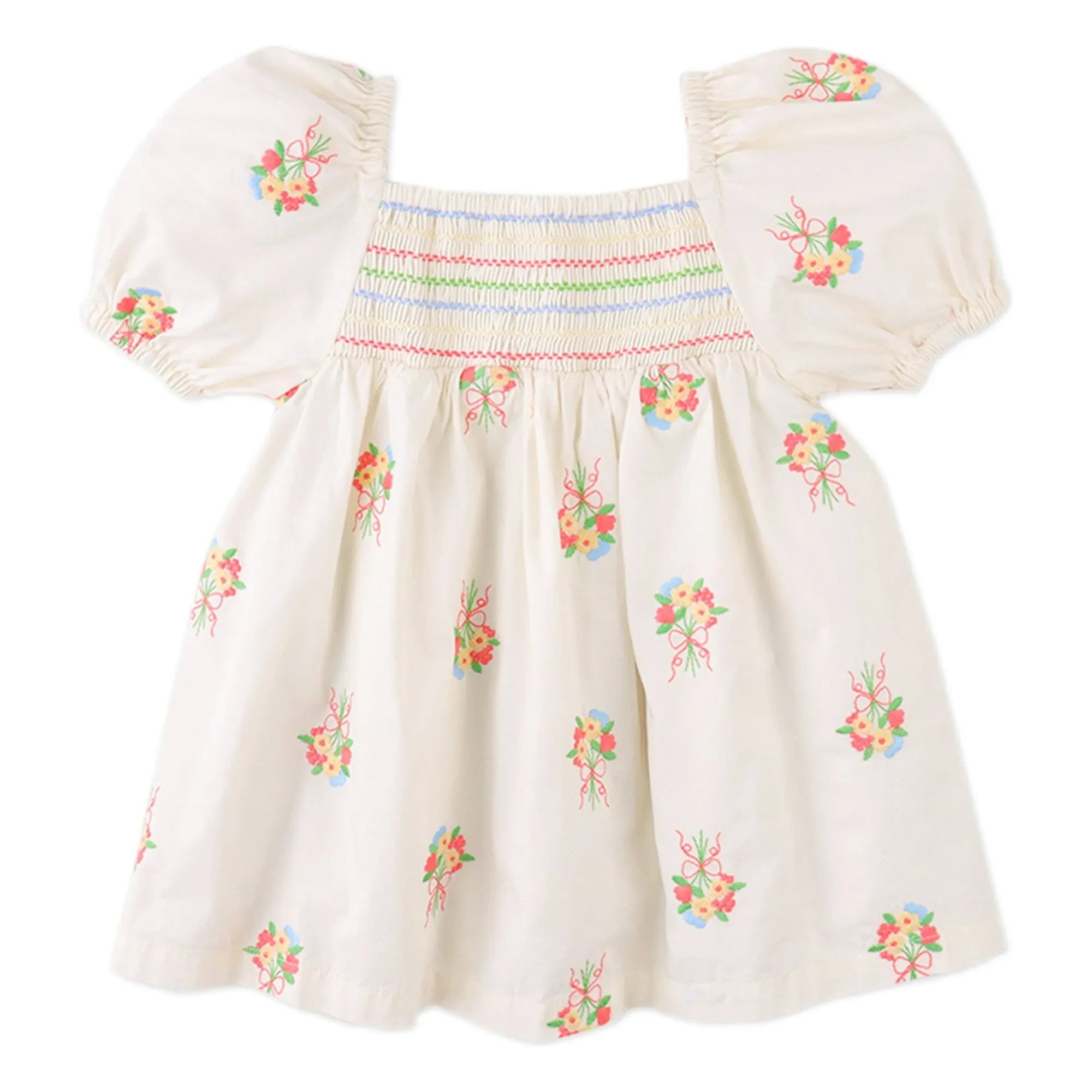 Gingersnaps - Vestido bordado Gigi | Blanco