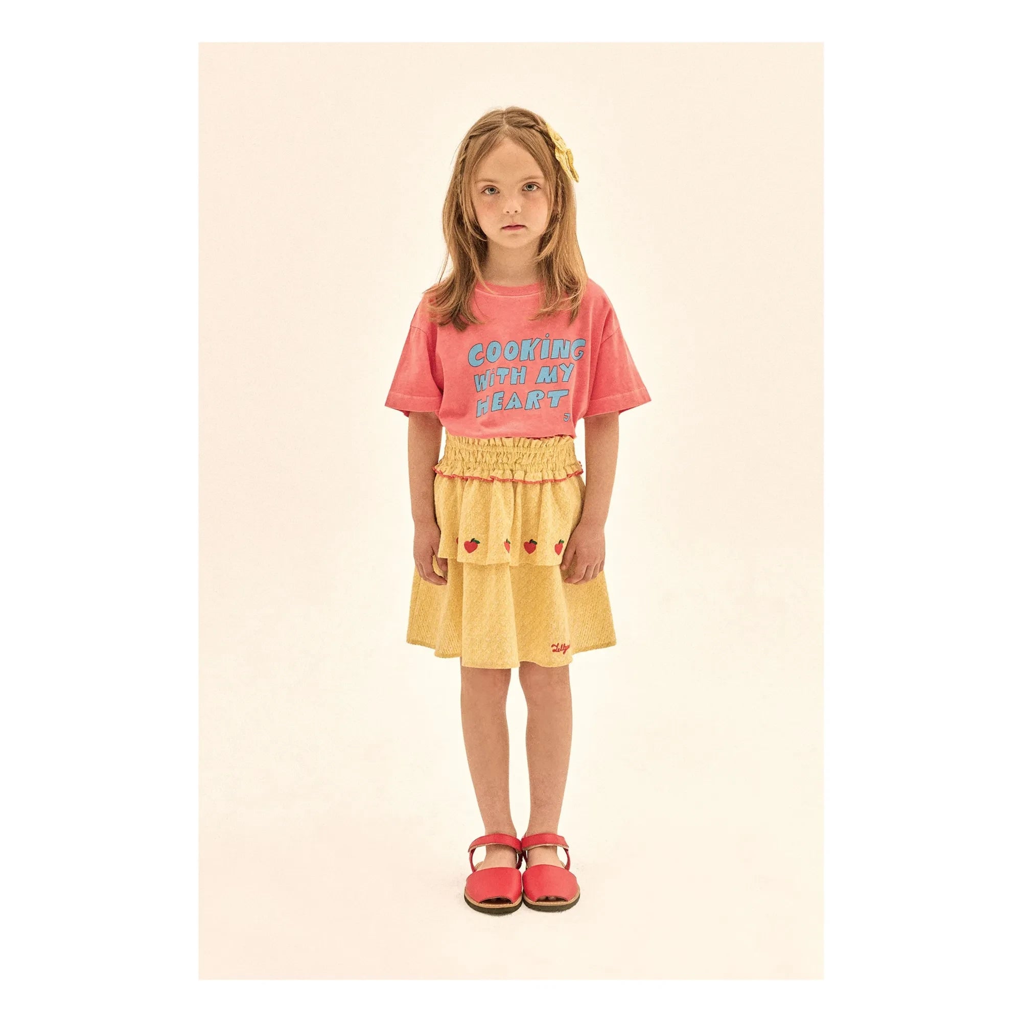 Jelly Mallow - Falda fruncida | Amarillo