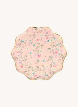 Meri Meri - Ladurée platos de papel con estampado de pequeñas flores - set de 8