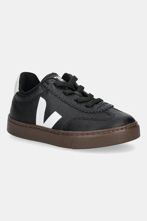 Zapatillas deportivas de piel Veja Small Volley para niño