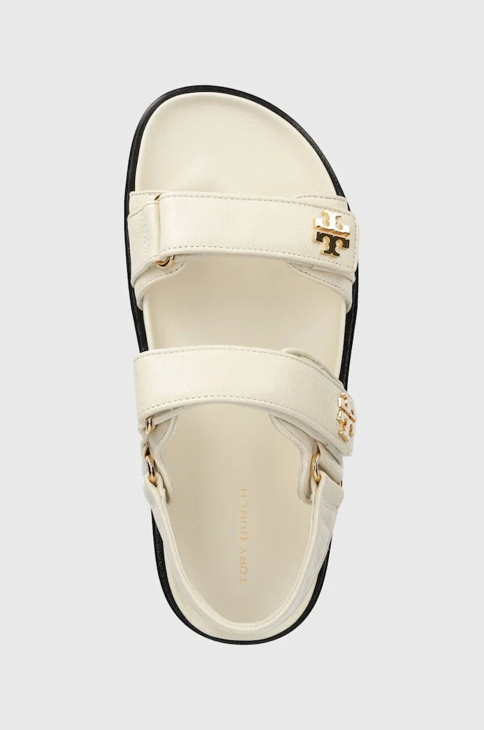 Sandalia de piel Kira Sport de Tory Burch