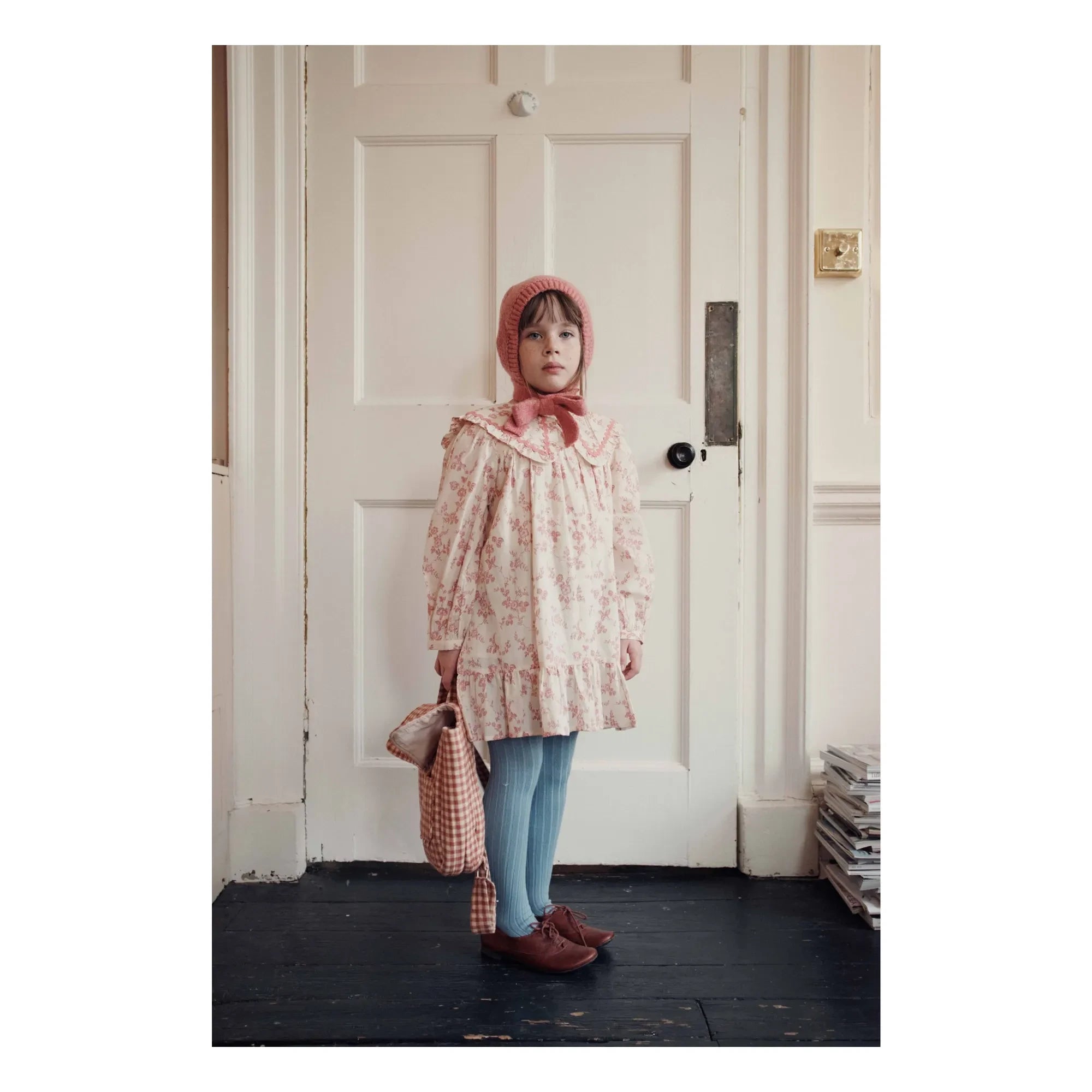 Emile et Ida - Gingham satchel | Kırmızı