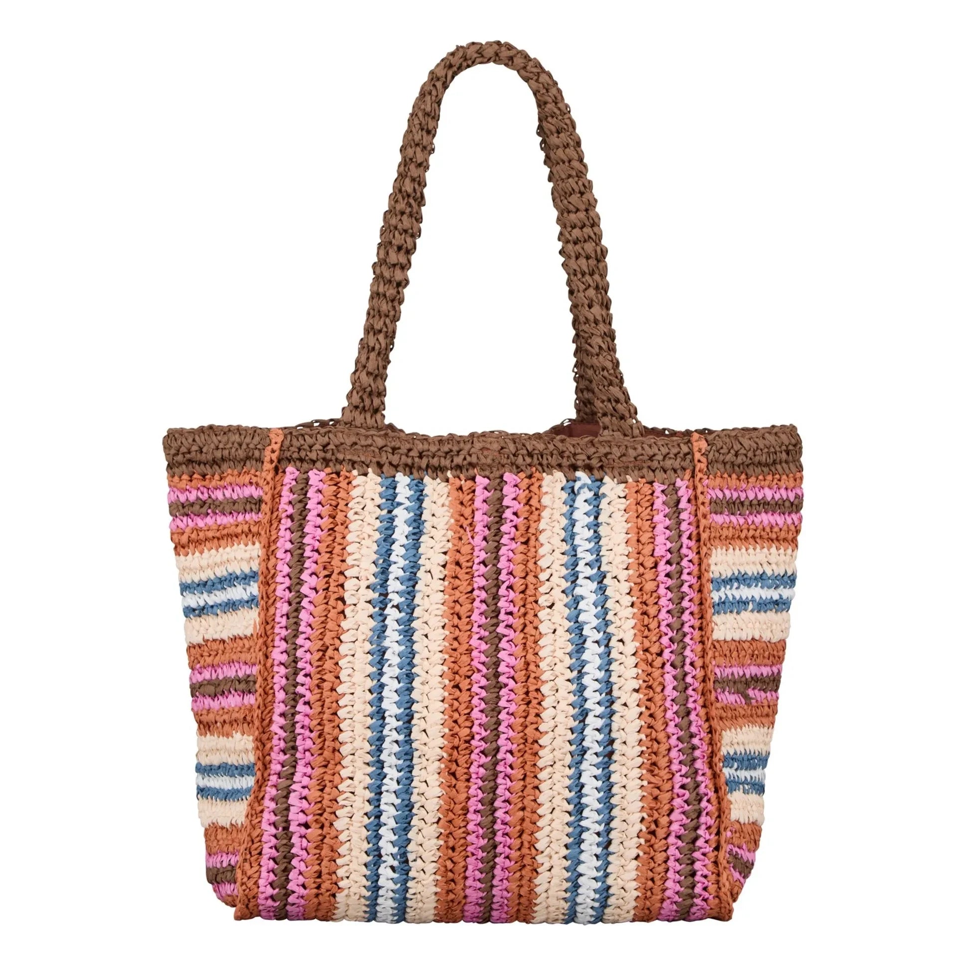 Becksöndergaard - Bolso a Rayas de Paja | Marrón