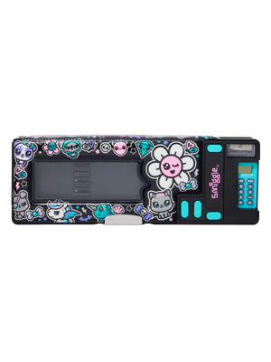 Smiggle - Estuche automático para lápices Trailblazer con calculadora