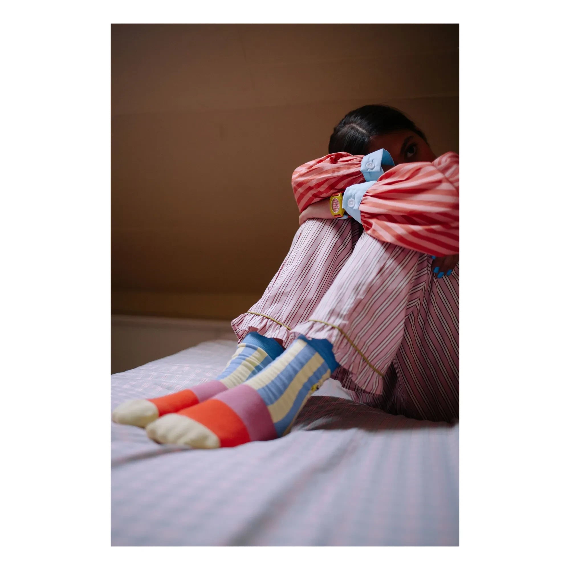 Sticky Lemon - Calcetines Rayados | Azul