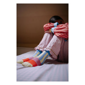 Sticky Lemon - Calcetines Rayados | Azul