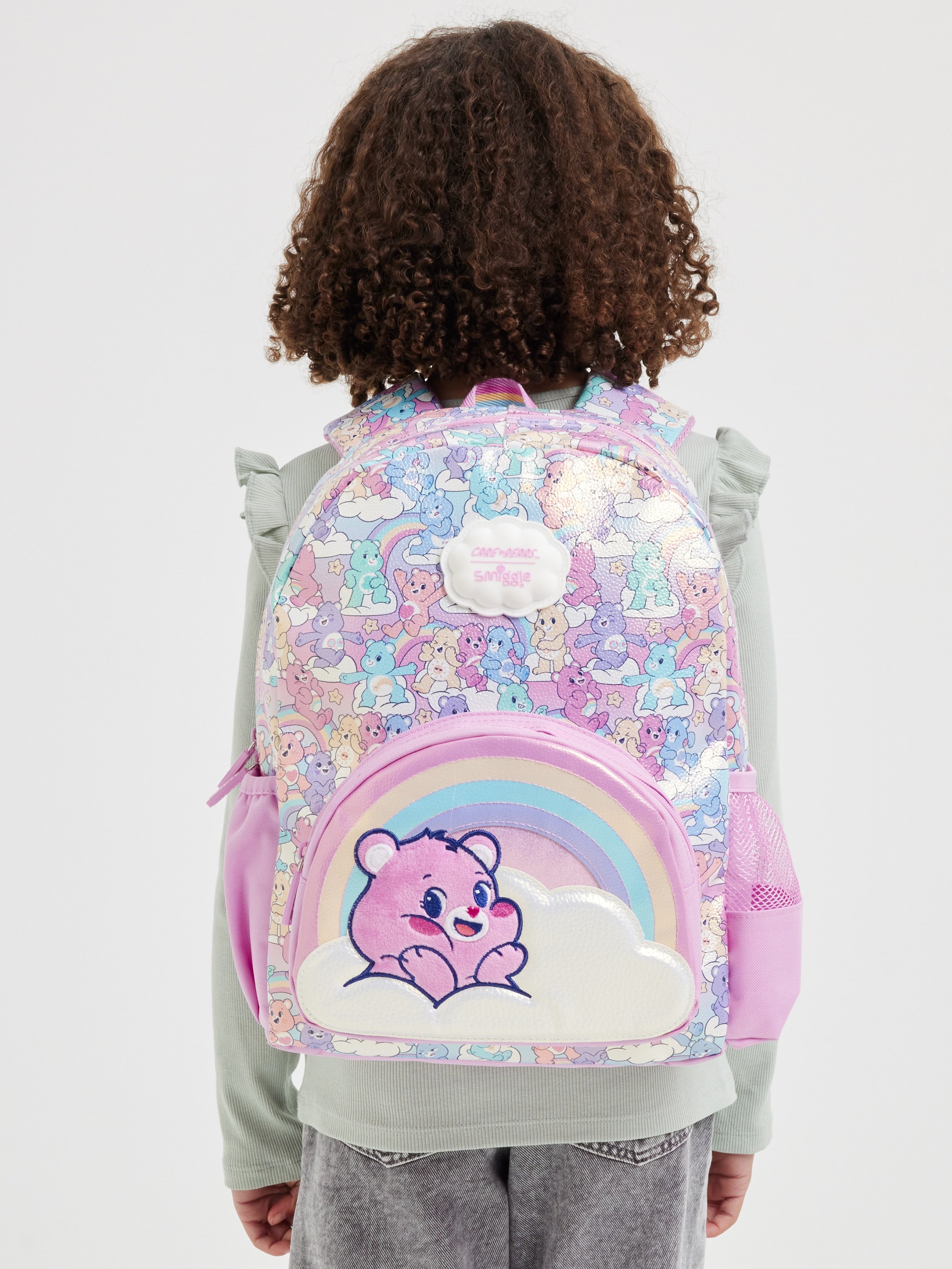 Smiggle - Mochila de guardería con capucha Care Bears