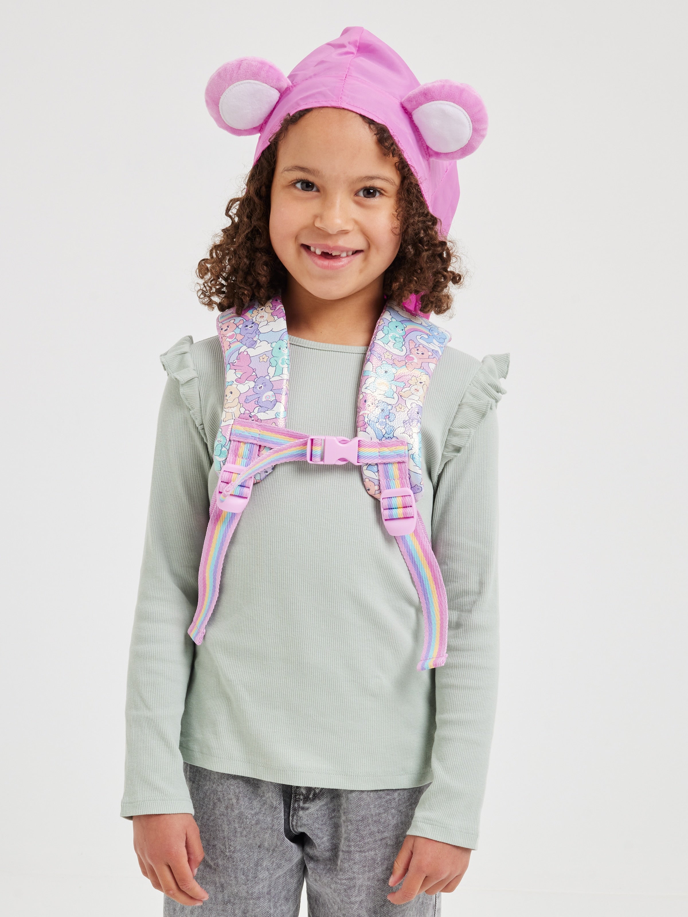 Smiggle - Mochila de guardería con capucha Care Bears
