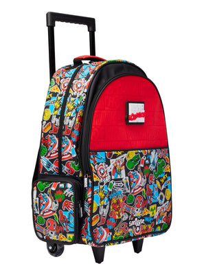 Smiggle - Mochila con Ruedas y Luces Marvel