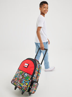Smiggle - Mochila con Ruedas y Luces Marvel