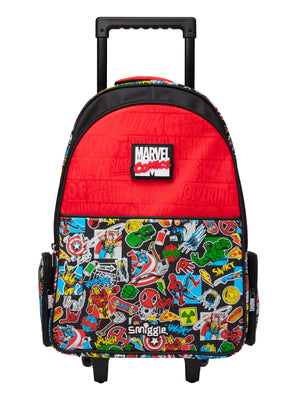 Smiggle - Mochila con Ruedas y Luces Marvel