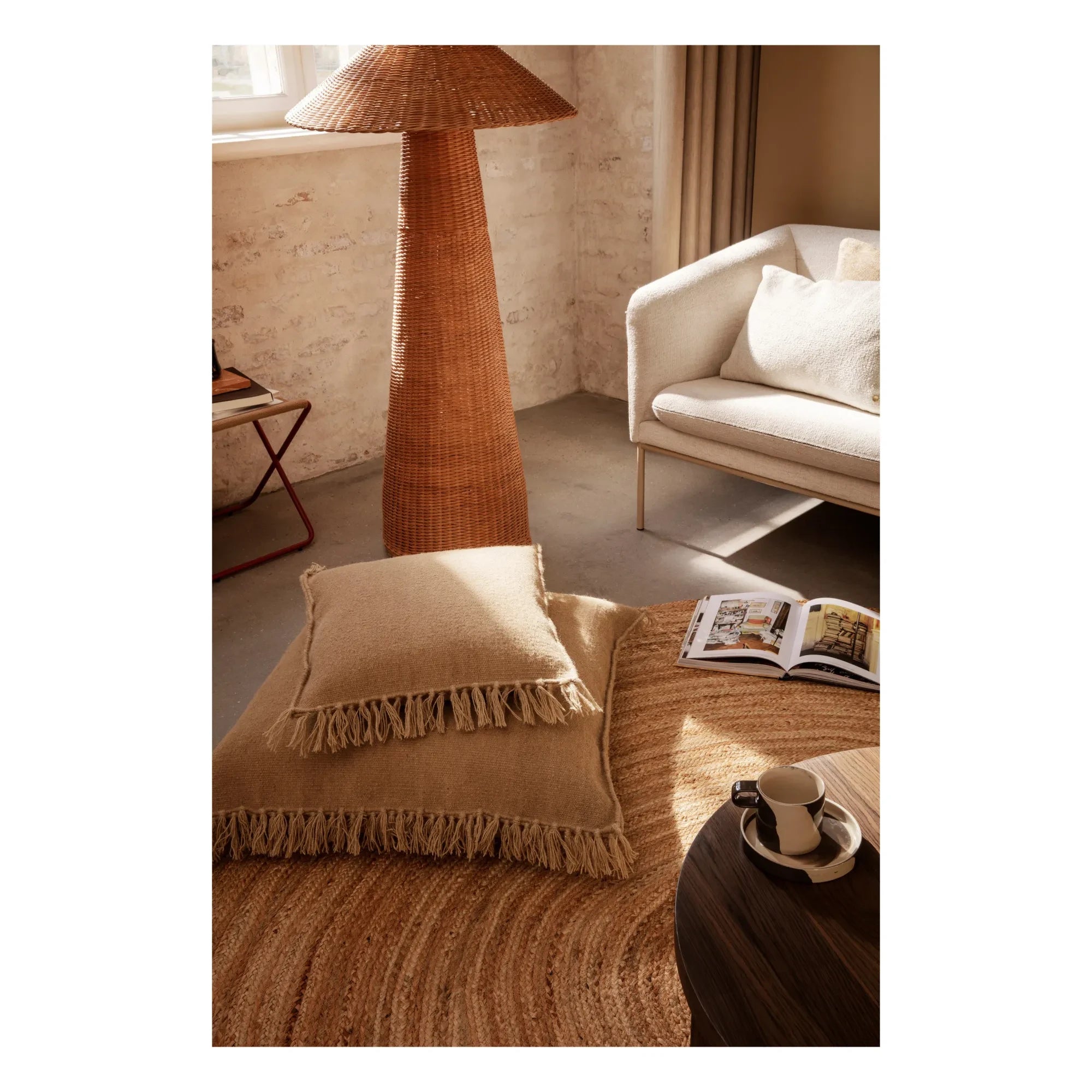Ferm Living - Lámpara Dou Rattan